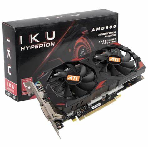 کارت گرافیک RX 580 8GDDR5 برند ATI
