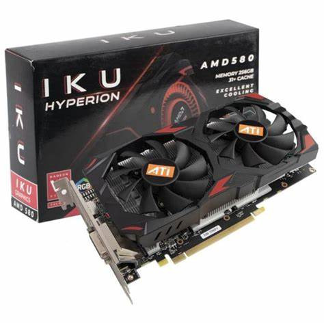 کارت گرافیک RX 580 8GDDR5 برند ATI